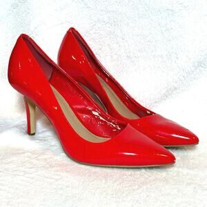 BCBGeneration red patent pointed-toe pumps heels shoes 9 Y2K Retro Classic